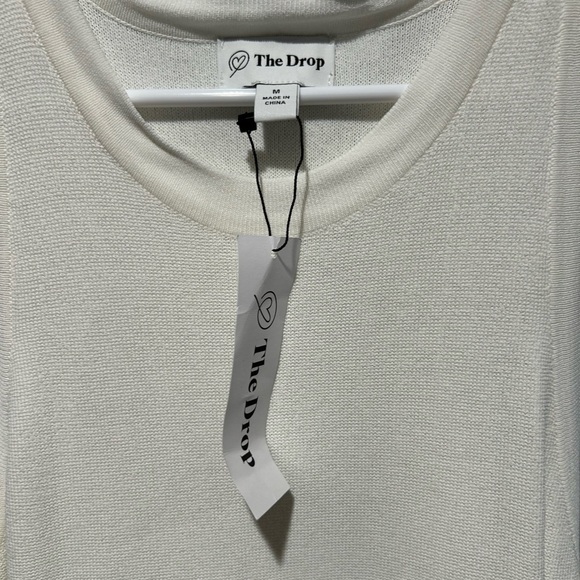 Chic White Midi Dress by The Drop NWT - Picture 4 of 8